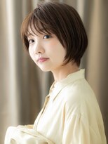 カバーヘア ブリス 大宮西口(COVER HAIR bliss) ウォームブラウン似合わせカットひし形ミニボブX大宮20代30代