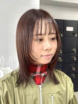 ヘアー アイス 御器所本店(HAIR ICI)&nbsp;顔周りレイヤー♪長さを変えずにイメチェンしたい方におすすめ