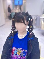 ヘアセットアリエス(aries)&nbsp;リボンツインテール