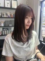 エスデザイン(es design)&nbsp;顔まわりレイヤー×暖色カラー