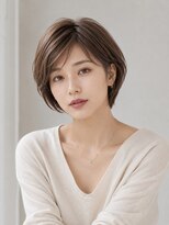 ワゴンバイアフロート(Wagon by afloat)&nbsp;大人ひし形ショート×ふんわりボブ30代40代50代丸顔面長池袋