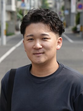 ジェイソン(JASON) ニュアンスパーマ、テーパーフェード
