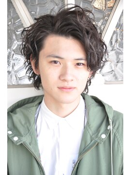 ミルシー(millci) 『millci』 　ダークブラウン×かき上げウエーエビー