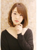 【30代40代50代】　ふんわりミディアムレイヤー