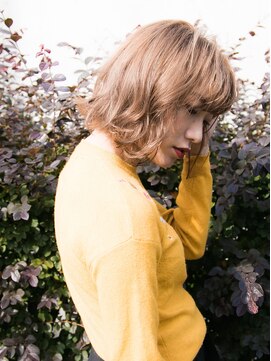 リリアン 青山(relian) ハイトーンボブで外国人風に♪