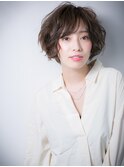 ブランジュxダブルバングルーズな小顔大人ボブw上尾30代40代50代