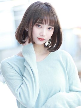 アンド ストーリーズ(&STORIES) ショート/ボブ【外ハネボブ/アッシュブラウン/ネオウルフ】