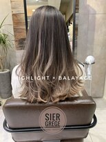 トルネード(TORNADO) ハイライトバレイヤージュシアーグレージュ