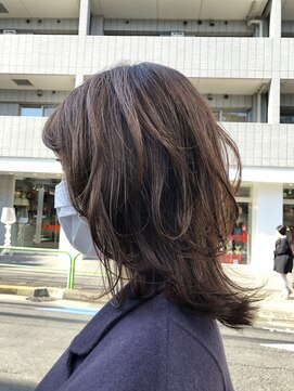 アクアオモテサンドウ(ACQUA omotesando) 大人かわいいネオウルフパーマ【熊谷安史】３