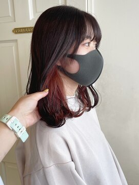 グリーン 渋谷(green) 【MIO】深みのあるレッドオレンジ×レッドブラウン