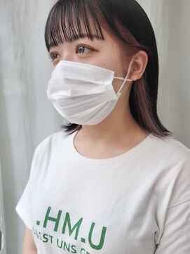 ツイギー 歩行町店(TWiGGY) 【ワイドバング×インナーカラー】