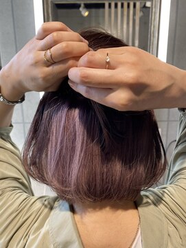 アグ ヘアー キートス 北習志野店(Agu hair kiitos) ピンクメッシュインナー