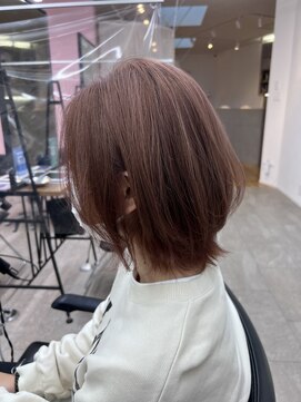 ケーオーエスピンク(K O S pink) くびレイヤー×ラベンダーベージュ