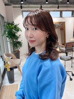 アドア 横浜(ADORE)&nbsp;【ADORE横浜】グレージュカラー×シースルーバング