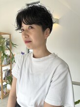 スガタ(SUGATA)&nbsp;ハンサムショートのパーマスタイル
