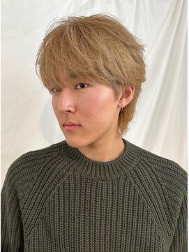 ミモザワークス(Mimosa Works) シースルーマッシュウルフ/ブロンド