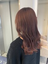 アヴァンスアンス 広島袋町店(AVANCE.ens)&nbsp;ピンクブラウンカラー ブリーチなしダブルカラー