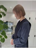 人気order＊大人ベージュ×切りっぱなしボブ　担当" non "