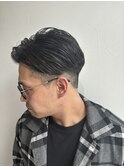 ジェントルマンショートニュアンスリバースパーマメンズ
