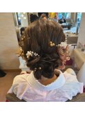 結婚式 ヘアセット
