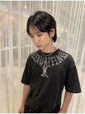 メンズシースルー2wayバング
