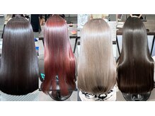 トリートメントもCaly式☆多数のトリートメントを独自配合☆世代、悩みに応じて沢山のコースを揃えてます☆