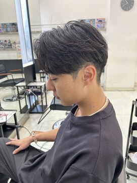 ネクスト 静岡店(NEXT) MEN'S HAIR/ダークアッシュ/ニュアンスパーマ/韓国マッシュ