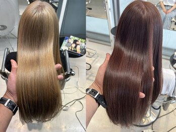ルチア ヘアクリア 新大阪店(Lucia hair clear)の写真/【潤いトリートメント+カット¥11000♪】厳選した国産薬剤を使用し、髪にたっぷり保湿ケア◆乾燥対策に!!