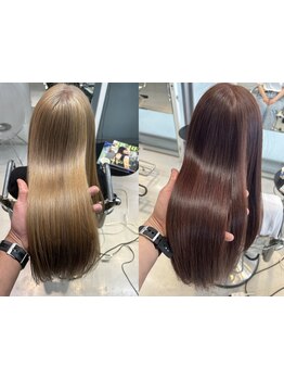 【潤いトリートメント+カット\11000♪】厳選した国産薬剤を使用し、髪にたっぷり保湿ケア◆乾燥対策に!!