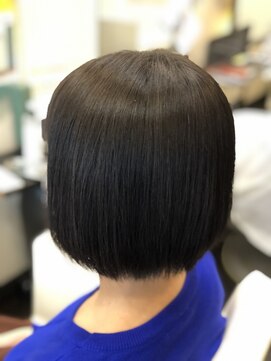 ヘアメイク サン(Hair Make Sun) 縮毛矯正で作るナチュラルボブ