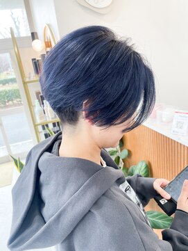 ラシク(racic) 【racic】ブルーグレージュ×ハンサムショート10代　20代　30代