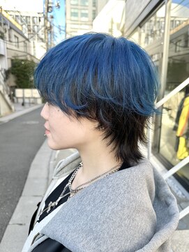 シーン(seen) ○中性ウルフカットロングウルフレイヤーカットハッシュカット