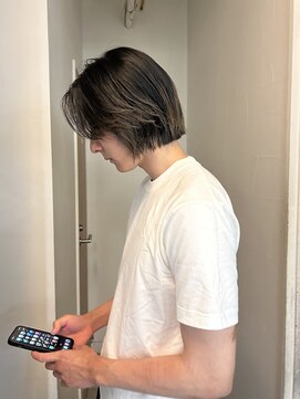 メゾンアクア 表参道(Maison ACQUA) =メンズボブパーマ/メンズボブ/フェザーパーマ／MEN’S HAIR