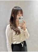 レイヤーカット×姫カット
