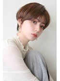 大人可愛いシースルーマッシュショート