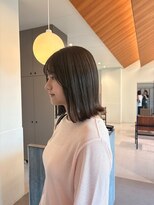 ローレンアオ(LOREN AO)&nbsp;くびれヘア/アプリコットオレンジ/夏のヘアアレンジ/矢場町