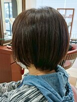 ヘアークリアー 春日部&nbsp;ミセス 軽やか丸みショートボブスタイル 白髪染め