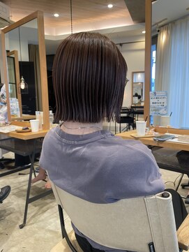 ヘアーエスクールステラ(hair S.COEUR stella) ヘイリーボブ/切りっぱなしボブ/大阪枚方美容室