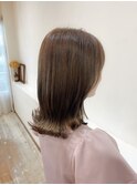 グレージュ透明感イルミナカラー髪質改善