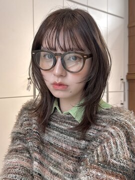 ロンドアンメゾン 原宿(Lond un Maison.) チャコール/オリーブグレー/レイヤーカット小顔顔周り韓国原宿