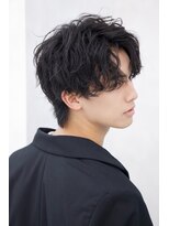 ルーシー 川越(LUCEY)&nbsp;センターパートフェザーパーマシャドウパーマメンズパーマ