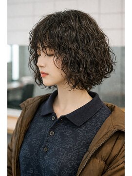 ラレイ ハラジュク(Lalei harajuku) 原宿ボブパーマスパイラルパーマウェーブ20代女性30代女性パーマ