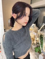 エヌ 大阪梅田店(enu)&nbsp;【大阪梅田】透明感グレージュカラー×韓国風顔周りレイヤー