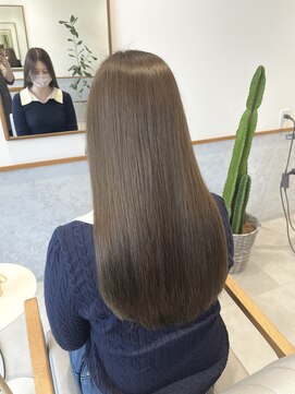 レンジヘアー(lange hair) グレージュ【鈴鹿/グレージュ/透明感/ブリーチなし】