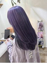 アーブル ヘアーアンドメイク(ARBRE)&nbsp;ブリーチダブルカラーインナーカラーラベンダー