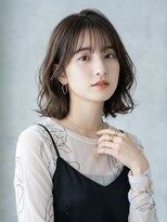 ヘアーメイク ライズ 西田辺店(Hair make rise;)&nbsp;大人可愛い20代30代40代ミディアムレイヤーグレージュ