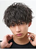 【広島】無造作シャドウパーマ/波巻きパーマ/メンズパーマ