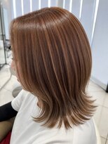 アース 焼津店(HAIR&MAKE EARTH)&nbsp;ハイライト×シナモンベージュ