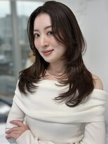 エアー 青山(AIR) レイヤーカットミディアムレイヤーカット20代30代