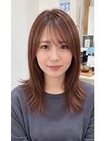 ヘアアトリエ ナイン 岡部店(hair atelier nine) ダークパープル/ナチュラルショート/夏のヘアアレンジ/福島市